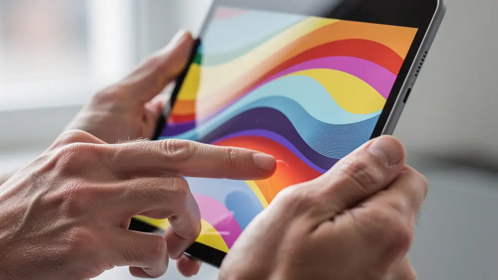 Expert immobilier analysant des courbes démographiques sur tablette