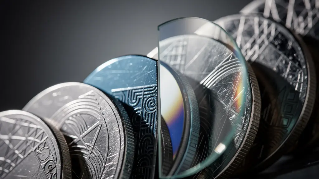 Visualisation macro de pièces empilées symbolisant l'effet multiplicateur de l'abondement entreprise