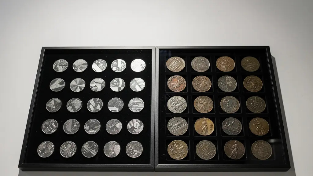 Distinction visuelle entre pièces d'or d'investissement et pièces de collection